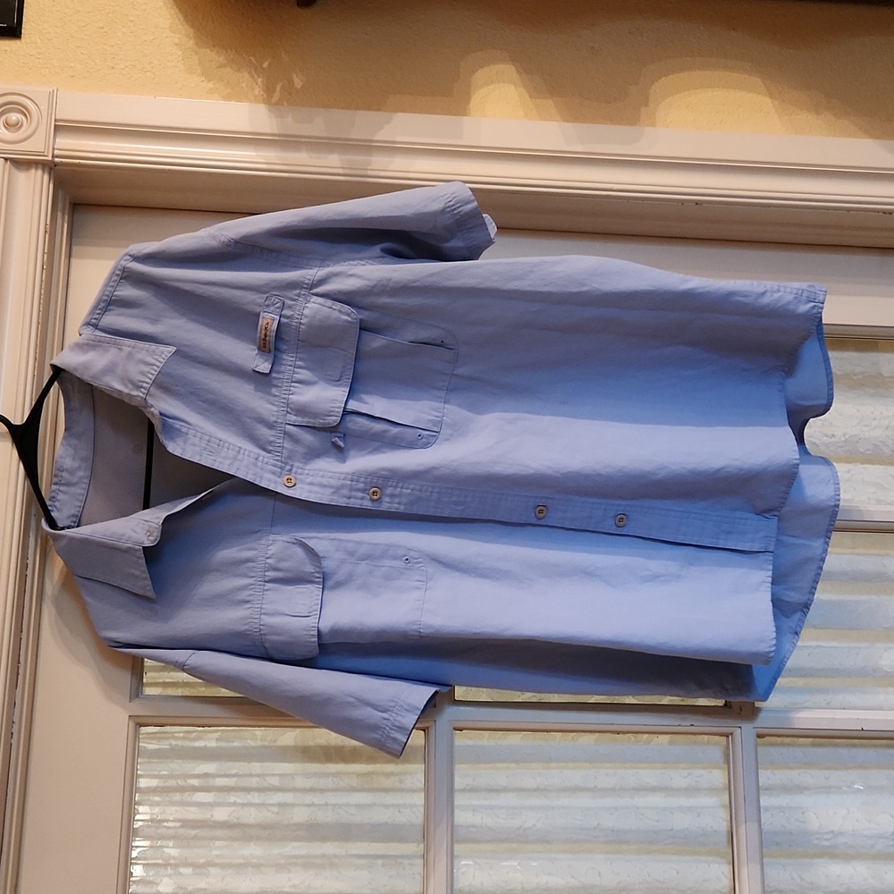 GH Bass vented fishing shirt. Men's adult 2X